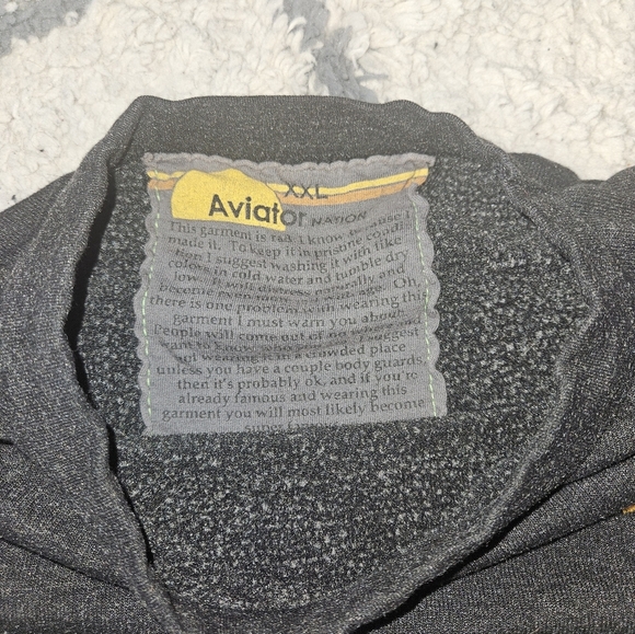 Aviator Nation unisex rainbow stripped crewneck xxl - Picture 6 of 7